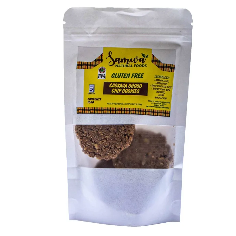 Gluten-free cassava cookies from Samwa Natural Foods Kenya